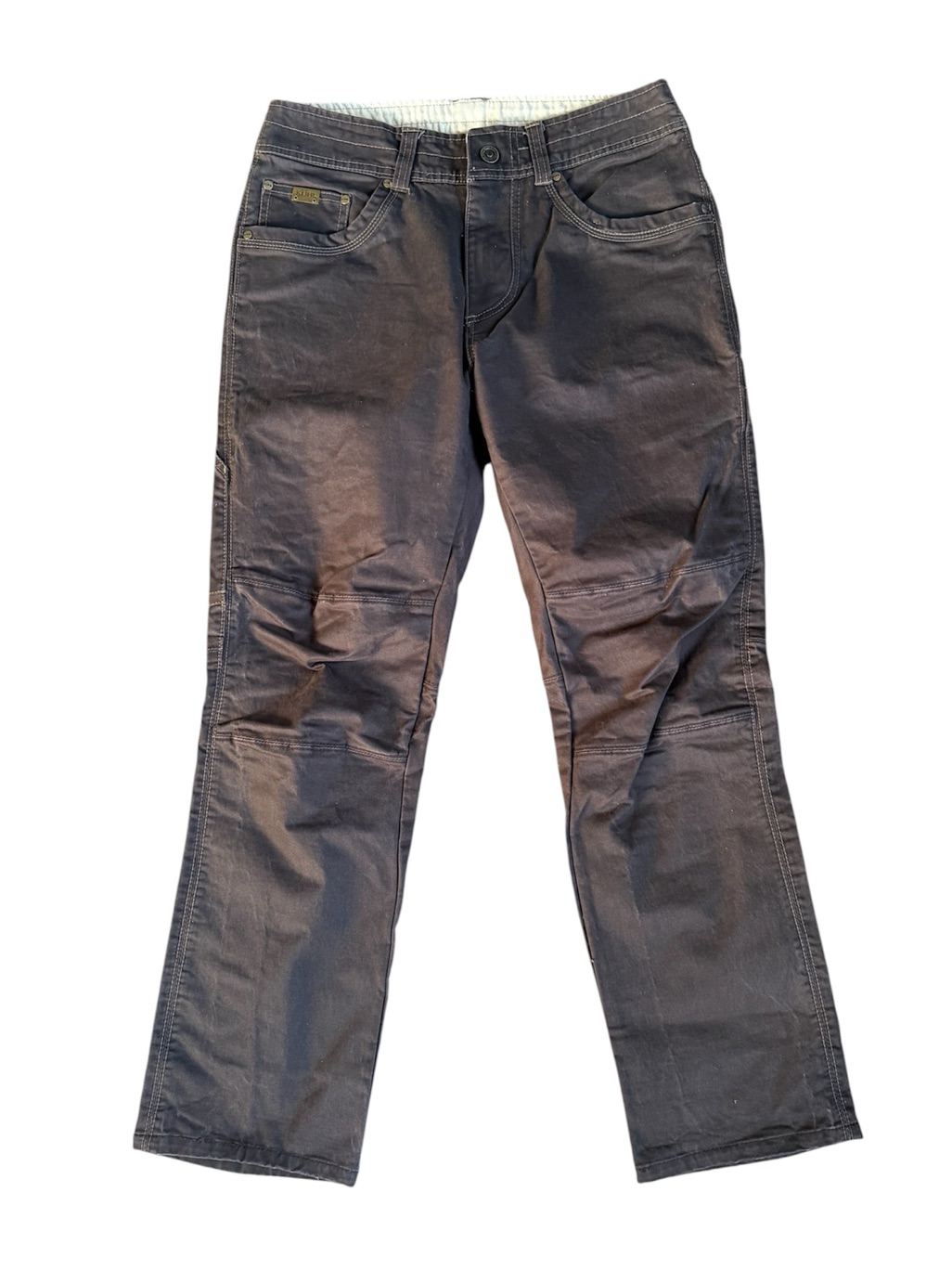 Kuhl Rebel Men’s Saddle-Stitched Jeans / Work Pants Brown Size 31 X 30 (29) Euc